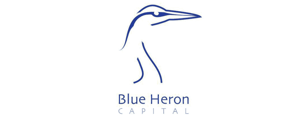 blue heron image logo