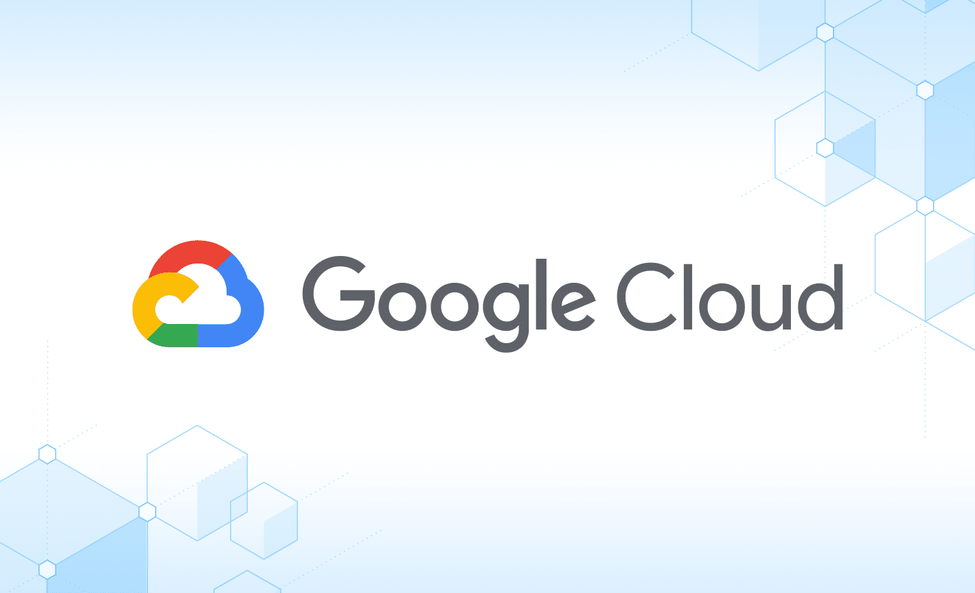 Google logo on blue background