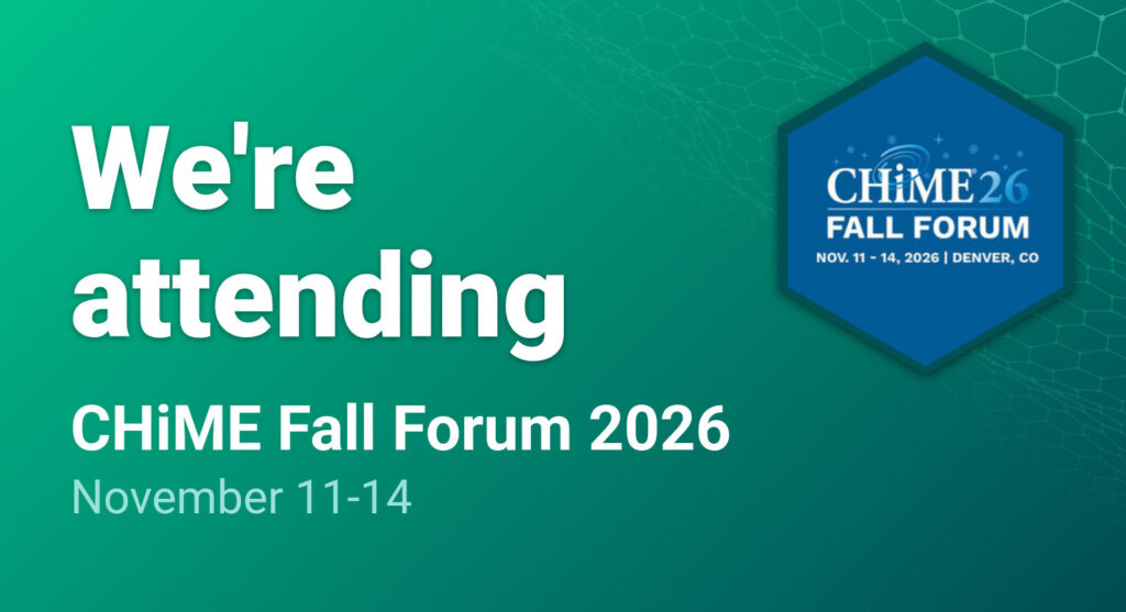 Verato is attending the 2026 CHiME Fall Forum in Denver.